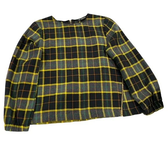 Zara Plaid Skirt and Matching Blouse - Picture 7 of 10